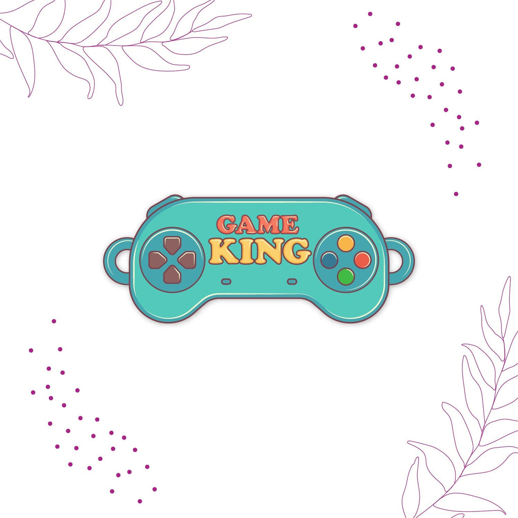 Indianvibez Gamer King Bhai Wooden Rakhi with Rudraksha, Gaming Rakhi for Bro, Shop India - Kids Rakhi | Grocsy