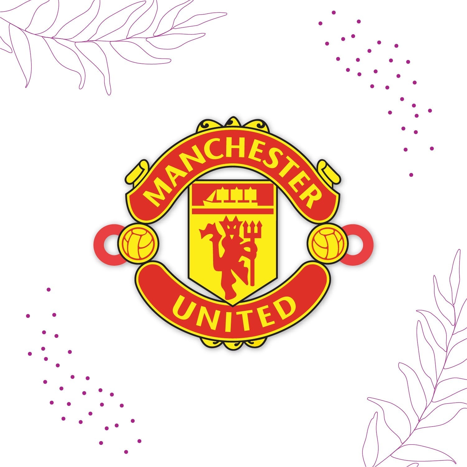 Indianvibez Manchester United Wooden Rakhi with Rudraksha, Football Rakhi for Bro, Shop India - Kids Rakhi | Grocsy