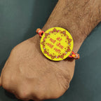 Indianvibez Mere Bhai Jaisa Koi Nahi Rakhi, Rakhi with Rudraksha Thread - Kids Rakhi | Grocsy