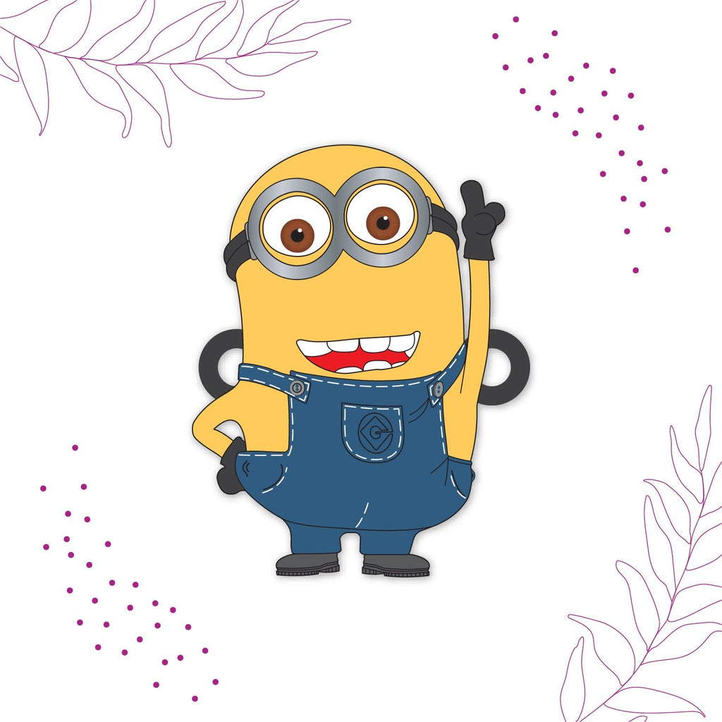 Indianvibez Minion Wooden Rakhi with Rudraksha, Funny Rakhi for Bro, Shop India - Kids Rakhi | Grocsy
