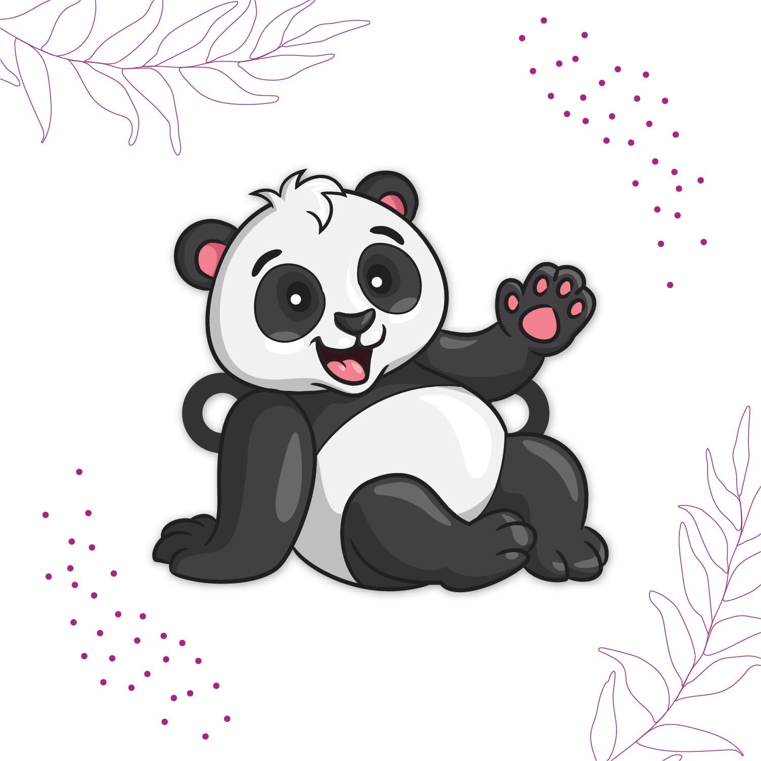 Indianvibez Panda Wooden Rakhi with Rudraksha, Cute Animal Rakhi for Brother, Shop India - Kids Rakhi | Grocsy