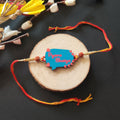 Indianvibez Pyara Bhai Wooden Rakhi with Rudraksha Thread, Rakhi for Brother - Kids Rakhi | Grocsy