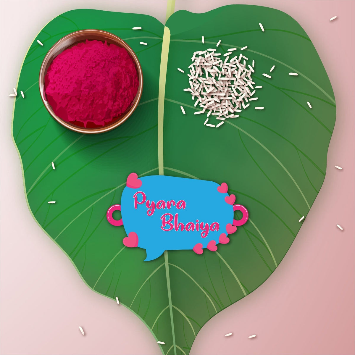 Indianvibez Pyara Bhai Wooden Rakhi with Rudraksha Thread, Rakhi for Brother - Kids Rakhi | Grocsy