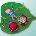 Indianvibez Selfie Wala Bhai Rakhi, Wooden Rakhi for Brother - Kids Rakhi | Grocsy