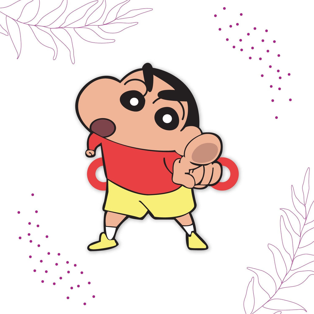 Indianvibez Shinchan Wooden Rakhi with Rudraksha, Funny Rakhi for Brother, Shop India - Kids Rakhi | Grocsy
