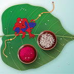 Indianvibez Spiderman Wooden Rakhi with Rudraksha, Superhero Rakhi for Kids & Bro, Shop India - Kids Rakhi | Grocsy