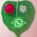 Indianvibez Whatsapp Chat Wala Bhai Wooden Rakhi with Rudraksha, Trendy Rakhi for Bro, Shop India - Kids Rakhi | Grocsy