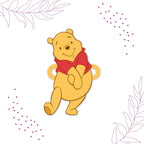Indianvibez Winnie Pooh Wooden Rakhi with Rudraksha, Cute Rakhi for Brother, Shop India - Kids Rakhi | Grocsy