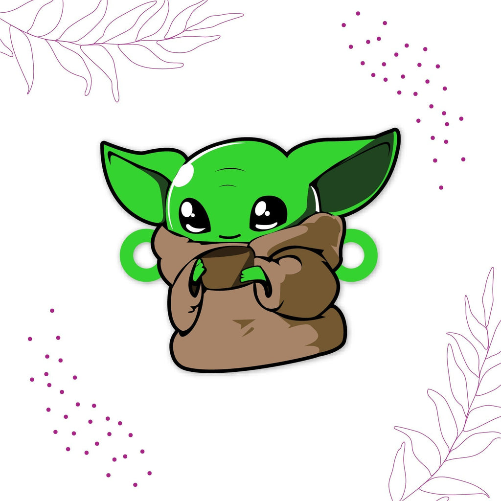 Indianvibez Yoda Wooden Rakhi with Rudraksha, Star Wars Rakhi for Bro, Shop India - Kids Rakhi | Grocsy