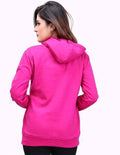 PAVONINE Rani Color Casual Winter Wear Hoodie Sweatshirt For Girls | Grocsy
