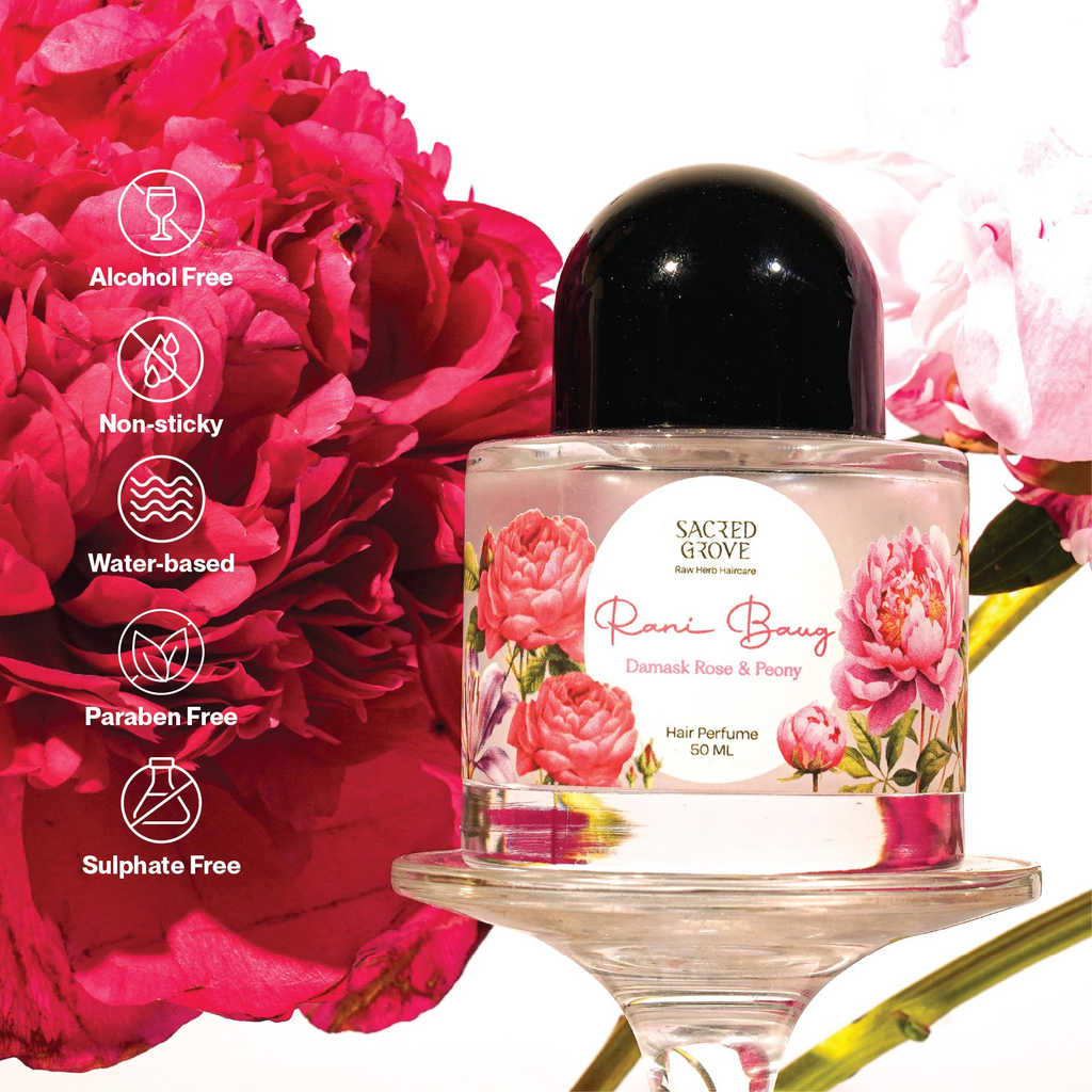Sacred Grove Rani Baug: Hair Perfume For Women | Grocsy