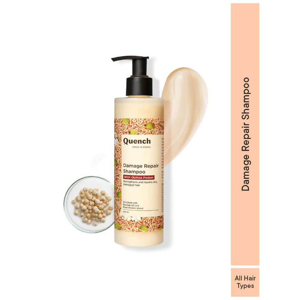 Quench Damage Repair Shampoo with Quinoa & Ceramides | Grocsy