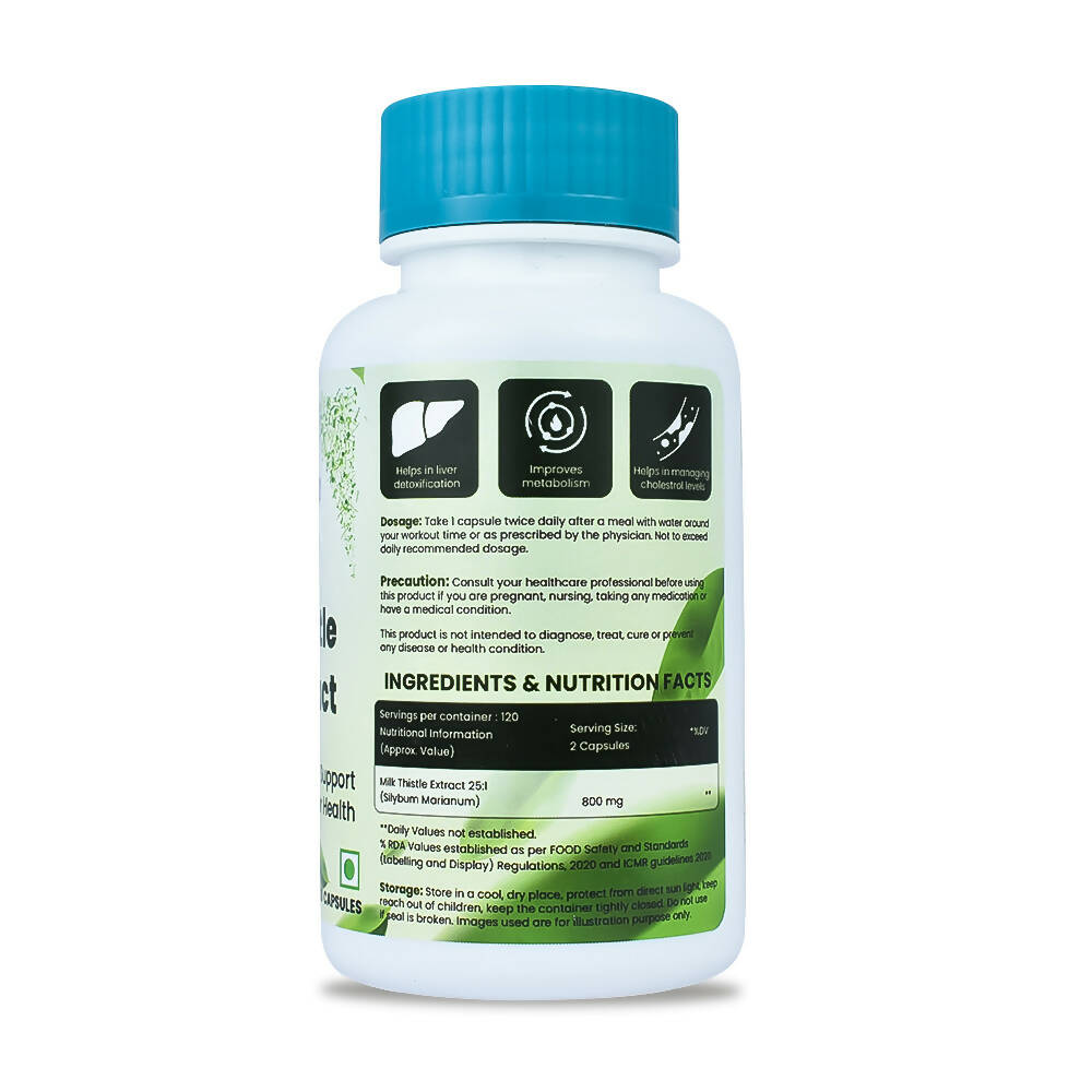 Sprowt Milk Thistle Extract Capsules | Grocsy