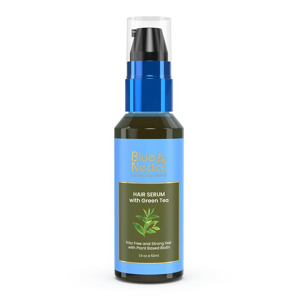 Blue Nectar Green Tea Hair Serum for Dry Frizzy Hair | Grocsy