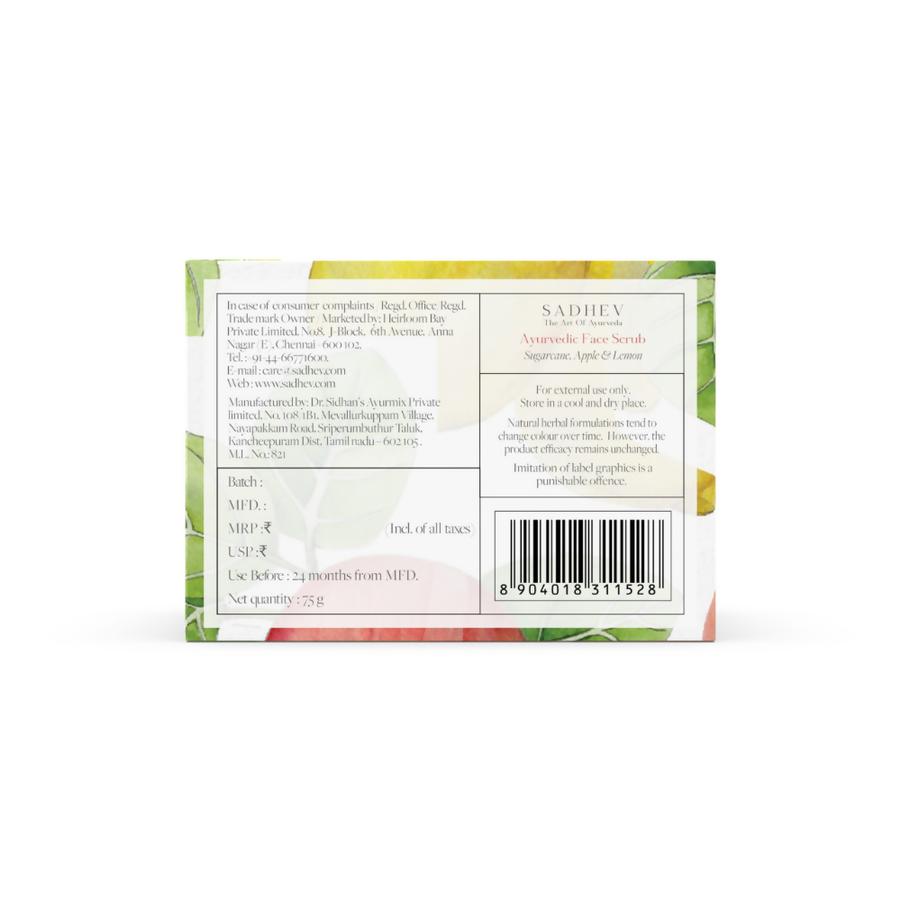 Sadhev Ayurvedic Face Scrub | Grocsy