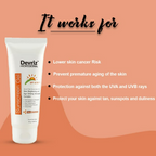 Devriz Professional Sunscreen Gel Spf 50 Pa+++ | Grocsy