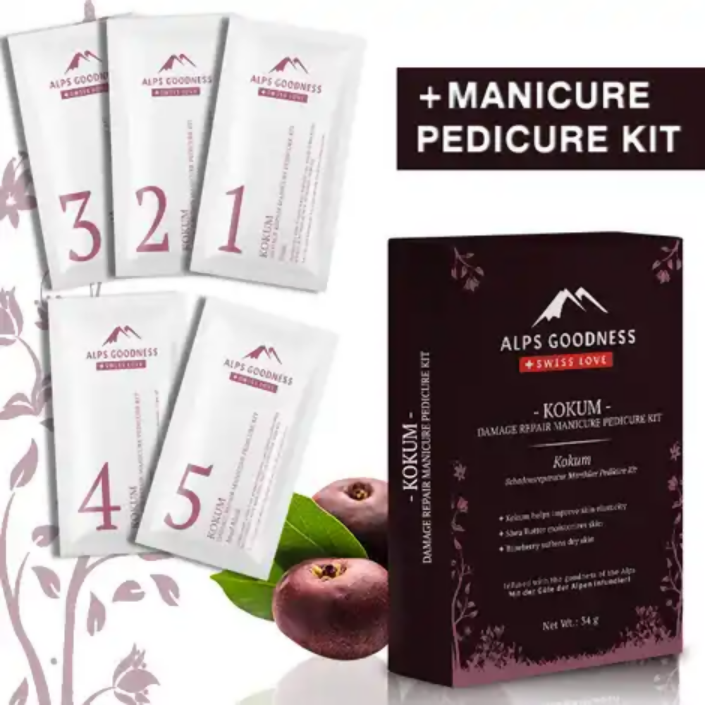 Alps Goodness Kokum Damage Repair Manicure Pedicure Kit | Grocsy