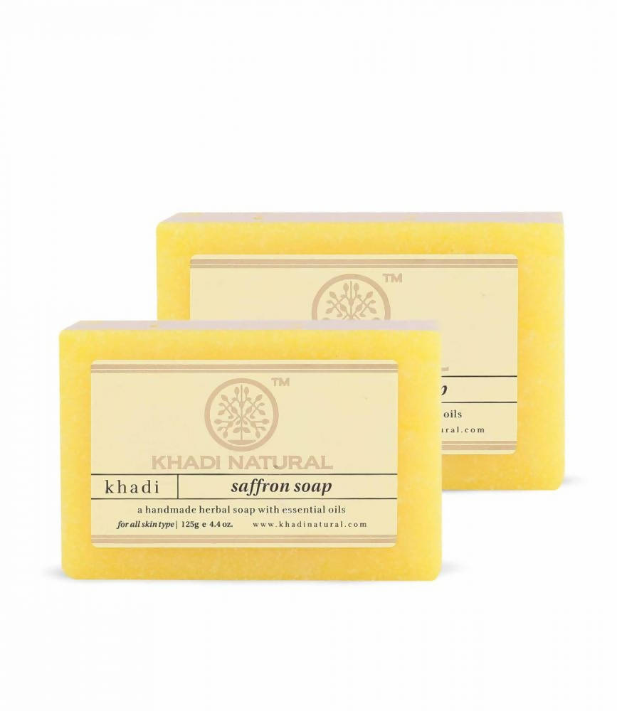 Khadi Natural Herbal Saffron Soap | Grocsy