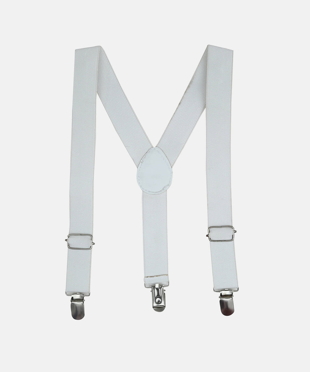 Manet Boys Solid Suspenders - White | Grocsy