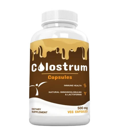 Ramini Bio Nutrition Colostrum 500mg Veg Capsules | Grocsy