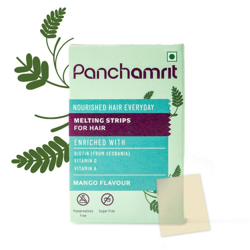Panchamrit Melting Strips for Hair-Mango Flavor | Grocsy