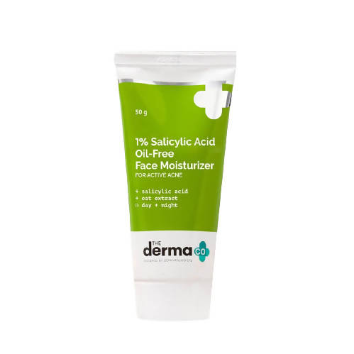The Derma Co 1% Salicylic Acid Oil-Free Moisturizer For Active Acne | Grocsy