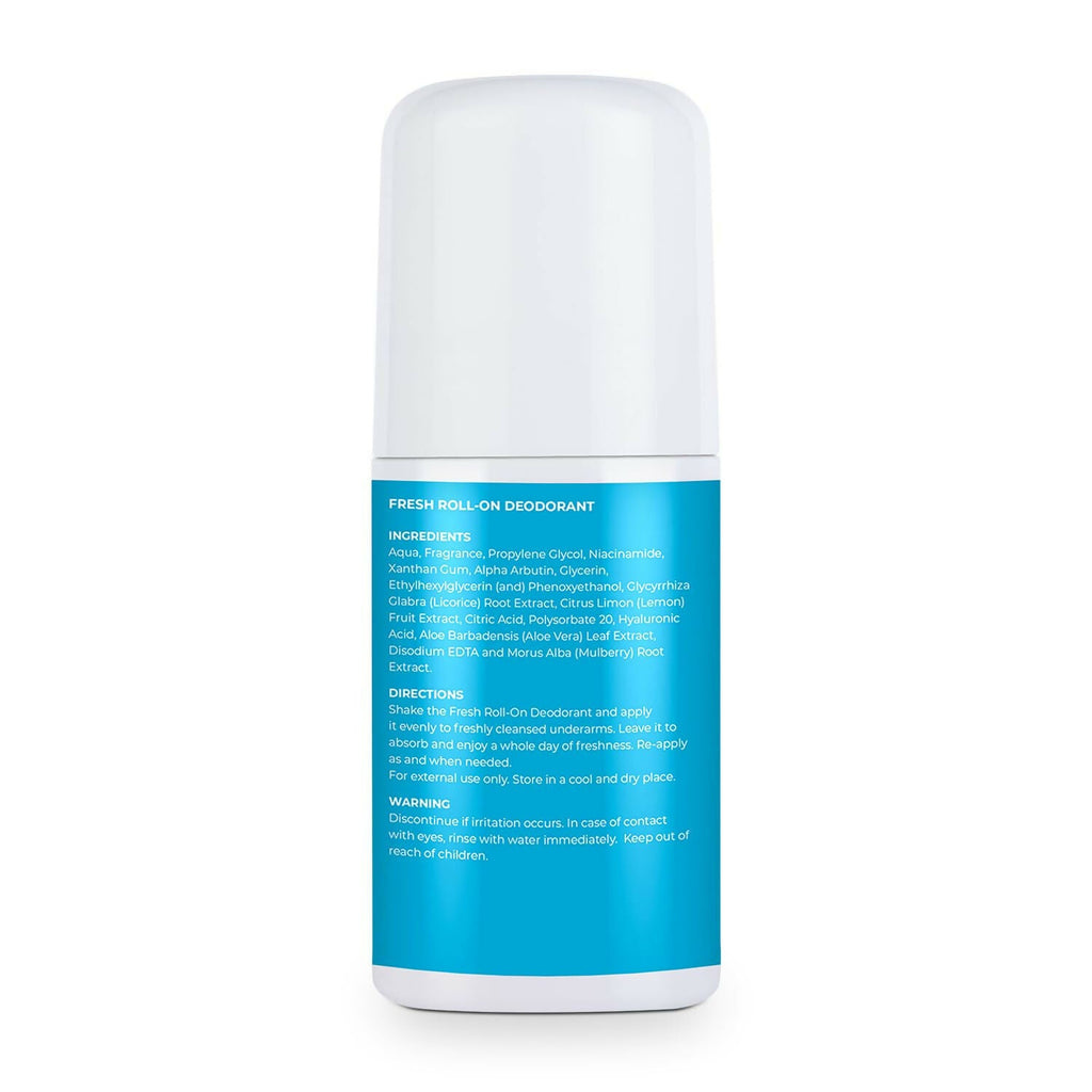 Bella Vita Fresh Natural Underarm Roll On Deodorant for Men & Women | Grocsy