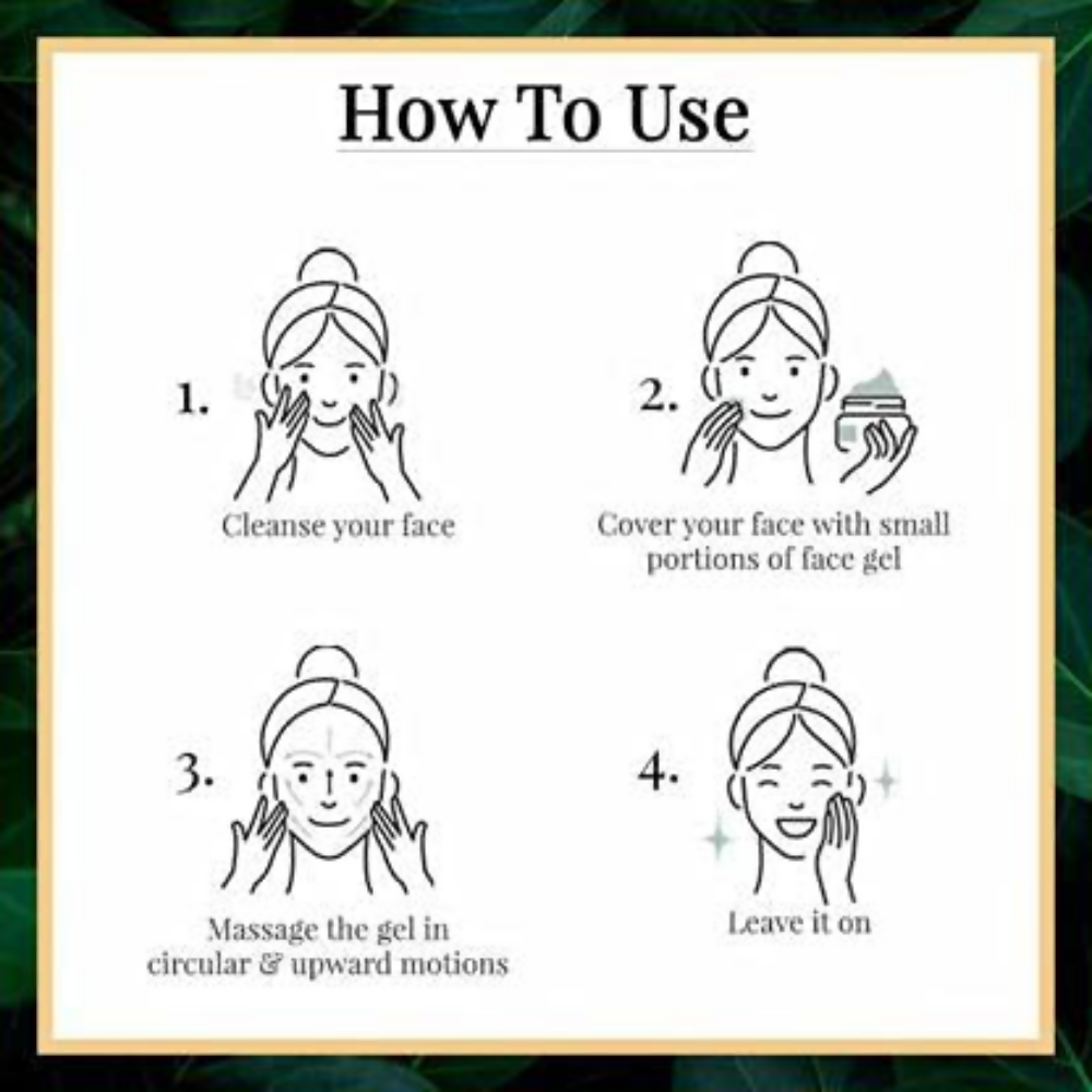 Vellasio Herbal Natural Rose & Aloevera Facial Massage Gel | Grocsy