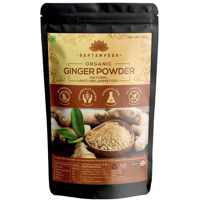 Saptamveda Organic Dry Ginger Powder | Grocsy