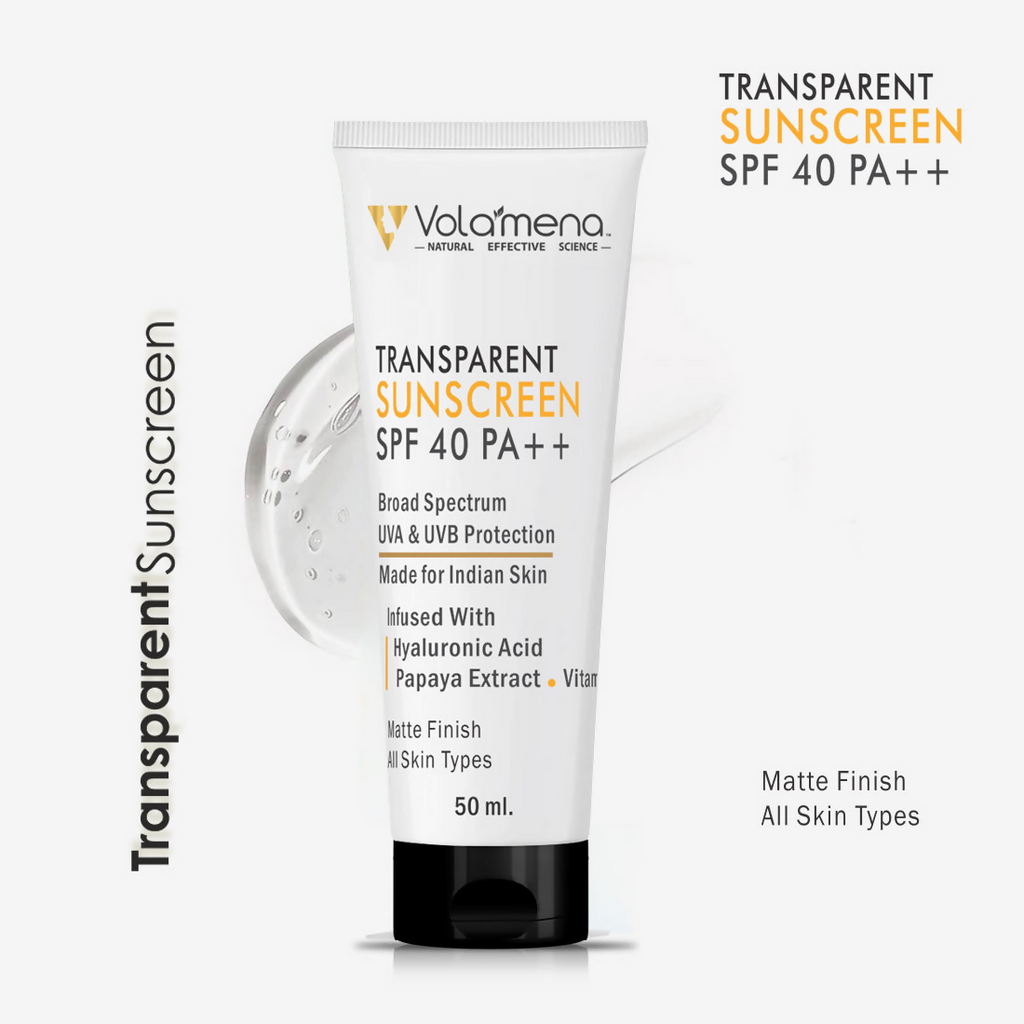 Volamena Transparent Sunscreen With SPF 40 PA++ | Grocsy