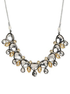 Women's Rhodium-Plated Necklace - Ruby Raang | Grocsy