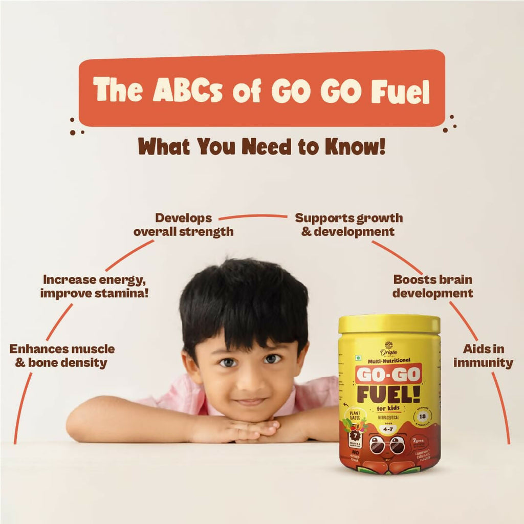 Origin Nutrition Multi Nutritional Go Go Fuel Health Drink For Kids, Ages 4-7 Yrs | Grocsy