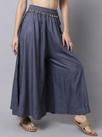 TAG 7 Women Flared Ethnic Palazzos | Grocsy