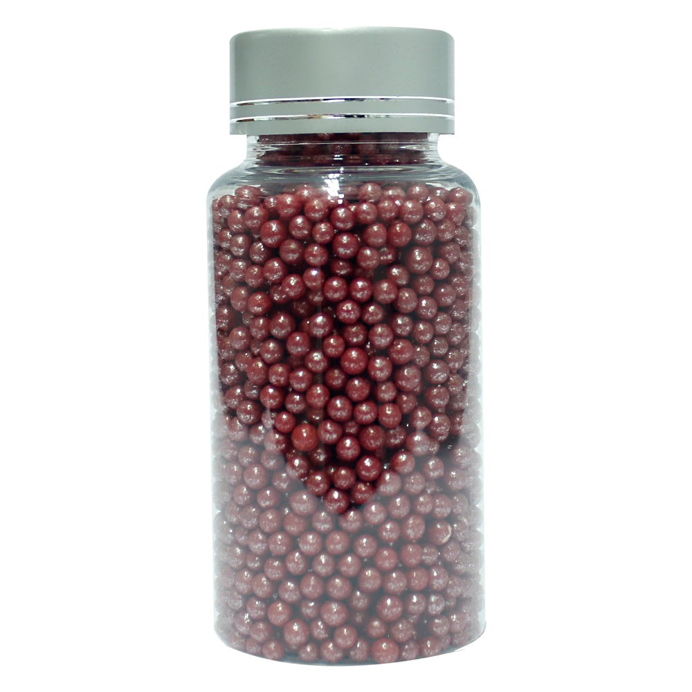 Confect Red Disco Balls Sprinkles 3 MM | Grocsy