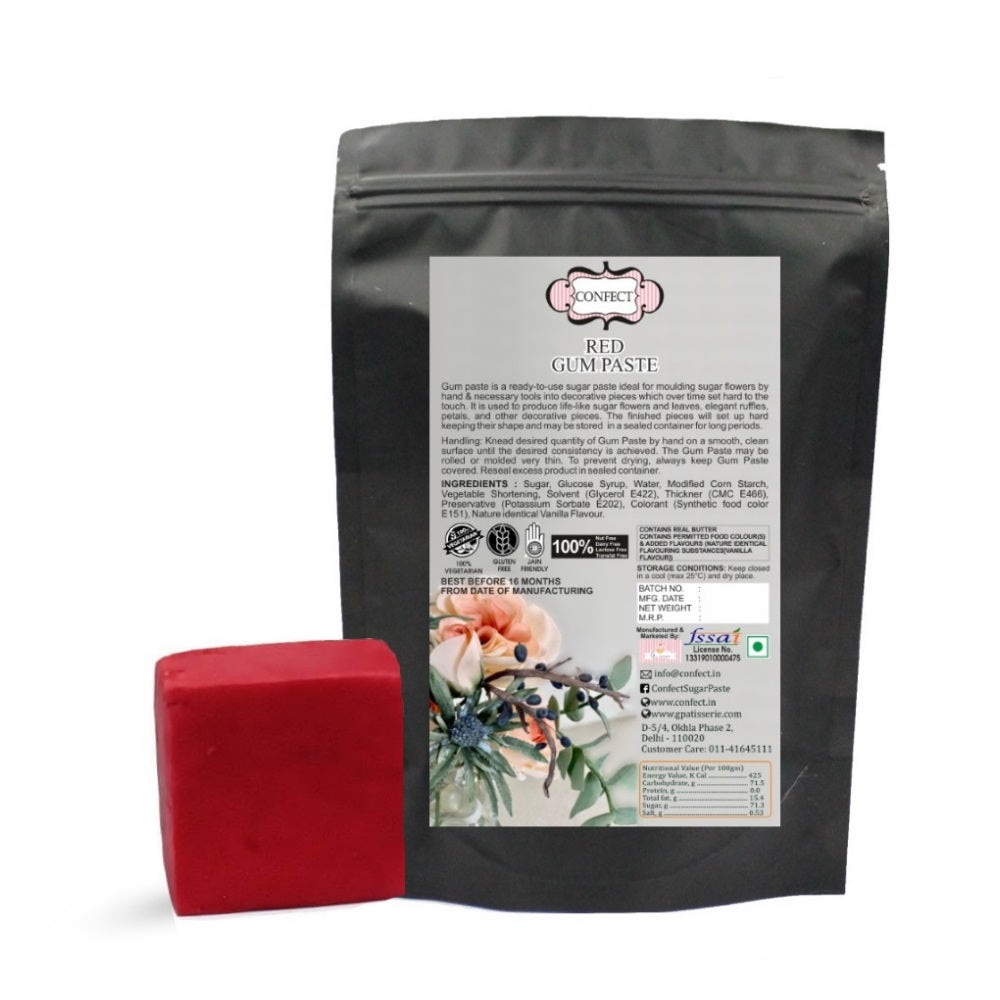 Confect Red | Edible Gum paste | Grocsy