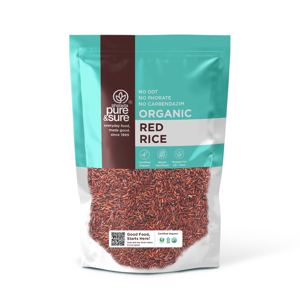 Pure & Sure Organic Red Rice | Grocsy