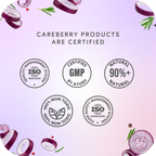 Careberry Organic Red Onion & Black Seed Stimulating Shampoo For Anti Hair Fall | Grocsy
