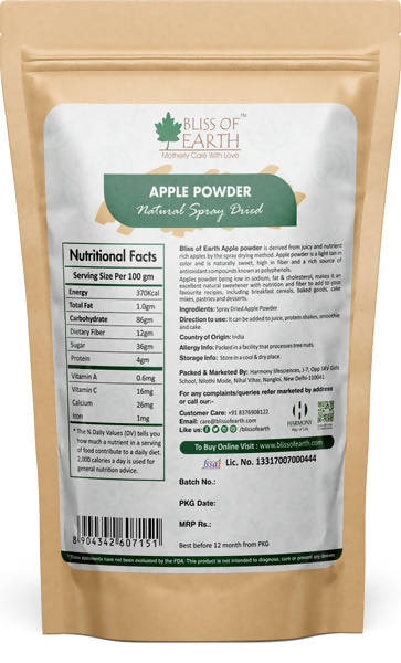 Bliss of Earth Apple Powder | Grocsy