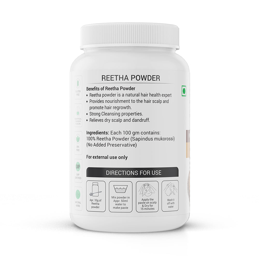 Krishna'S Herbal & Ayurveda Reetha Powder | Grocsy