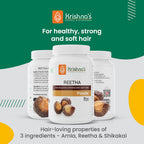 Krishna'S Herbal & Ayurveda Reetha Powder | Grocsy