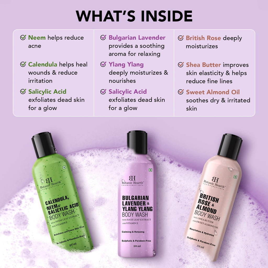 Botanic Hearth Relax & Renew Body Wash | Grocsy