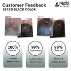 Rishi Natural Beard Black Color | Grocsy