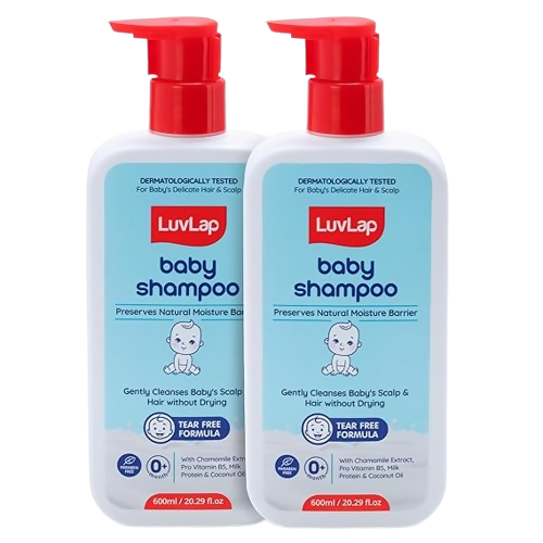 LuvLap Milky Soft Baby Shampoo with Milk Protein, Vitamin E & Coconut Oil, Shea Butter & Chamomile | Grocsy