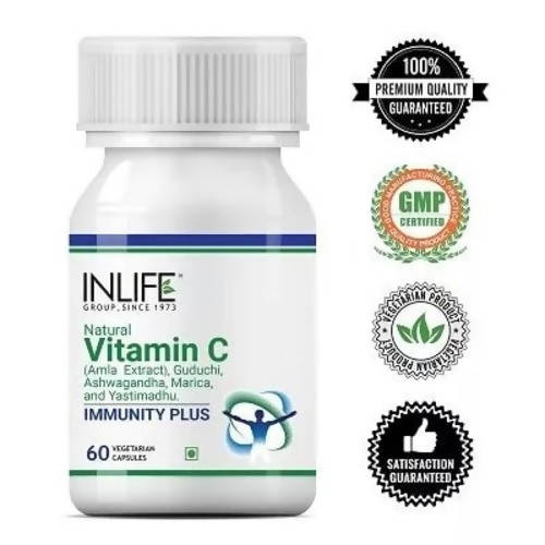 Inlife Natural Vitamin C (Amla) Capsules | Grocsy