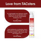 TAC - The Ayurveda Co. Kumkumadi Day Cream for Glowing Skin with SPF 20 | Grocsy