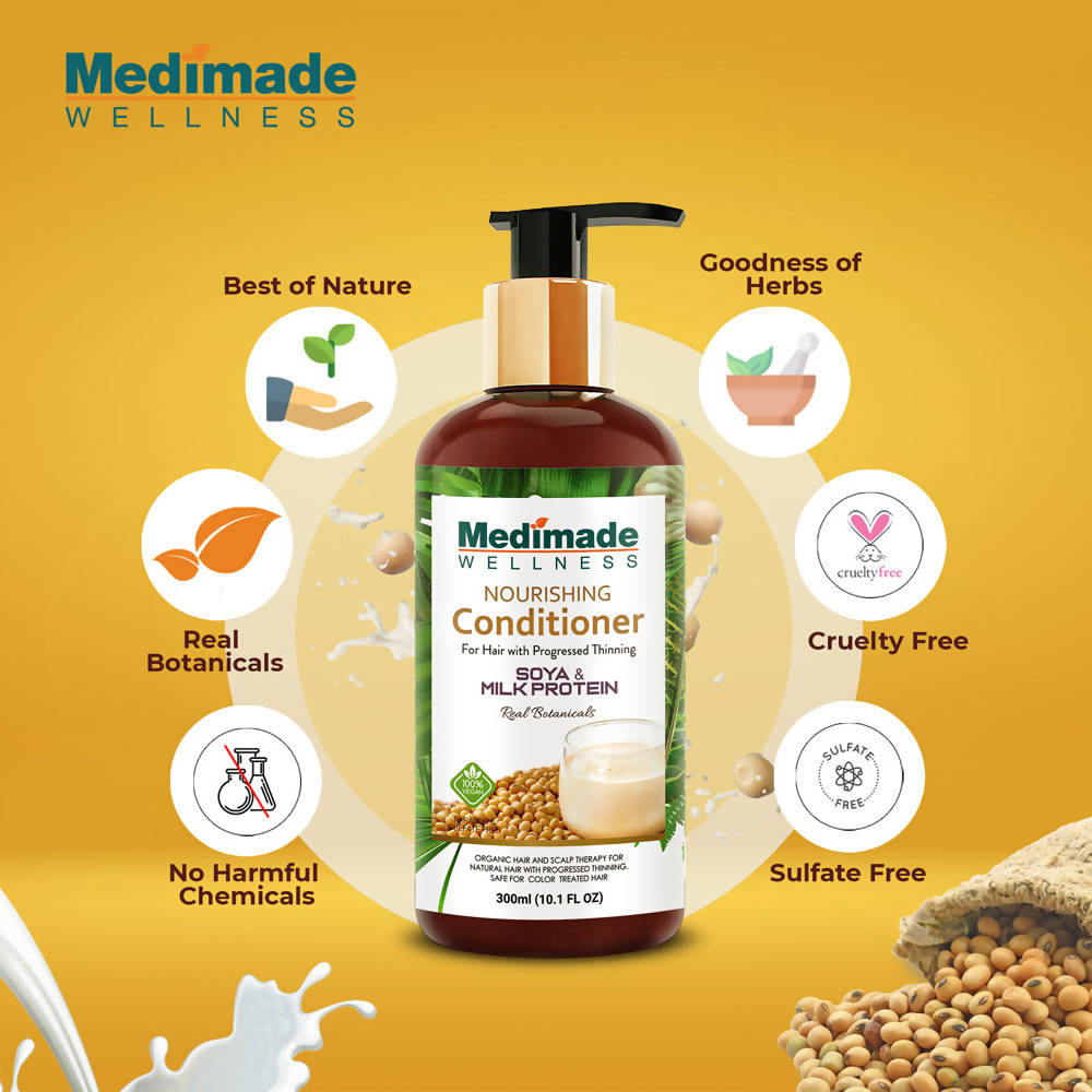 Medimade Wellness Nourishing Conditioner With Soya & Milk Protein | Grocsy