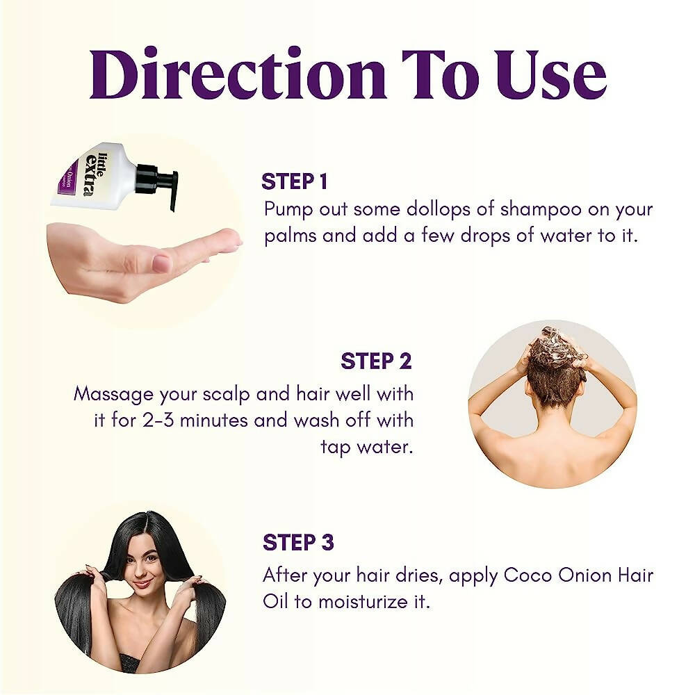 Little Extra Coco Onion Natural Shampoo | Grocsy