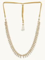 Nuyug 22K Gold-Plated Kundan & Pearl Studded Matha Patti Head Jewellery | Grocsy