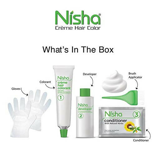Nisha Creme Hair Color Flame Red | Grocsy