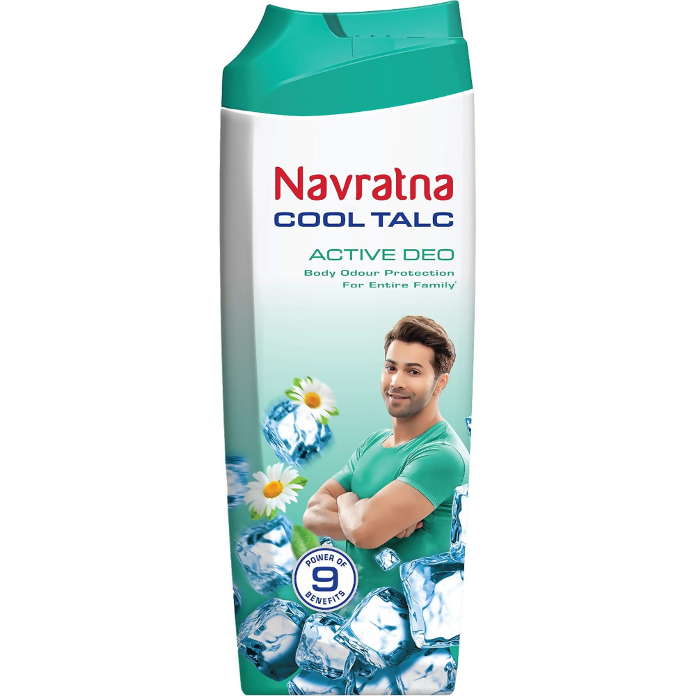 Navratna Cool Talc Active Deo | Grocsy